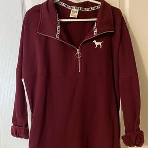Victoria Secret Pink quarter zip